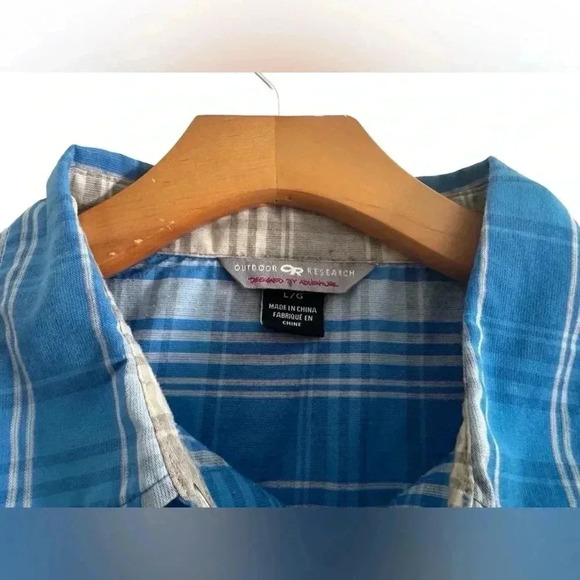 OUTDOOR RESEARCH Plaid ShortsSleeve Pearl Button Front Shirt Men's Set of 2 - Picture 10 of 14